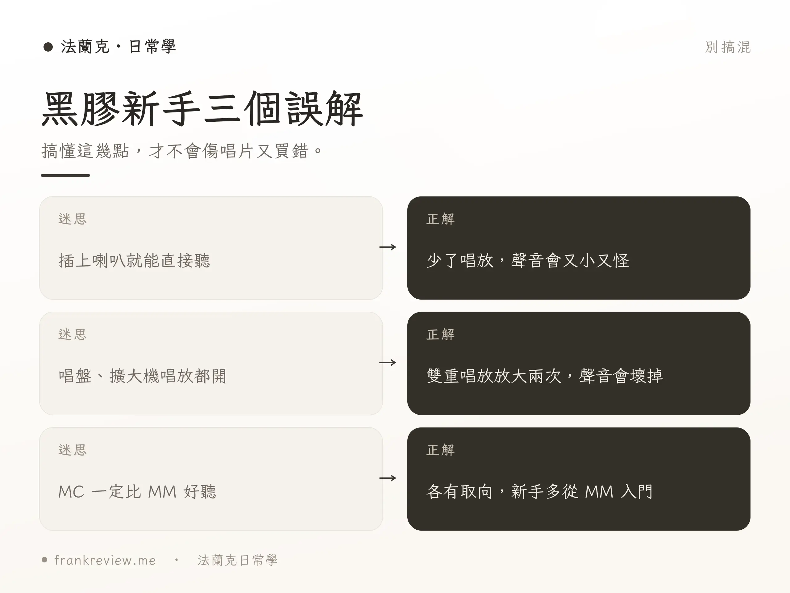 黑膠唱片機新手選購重點整理