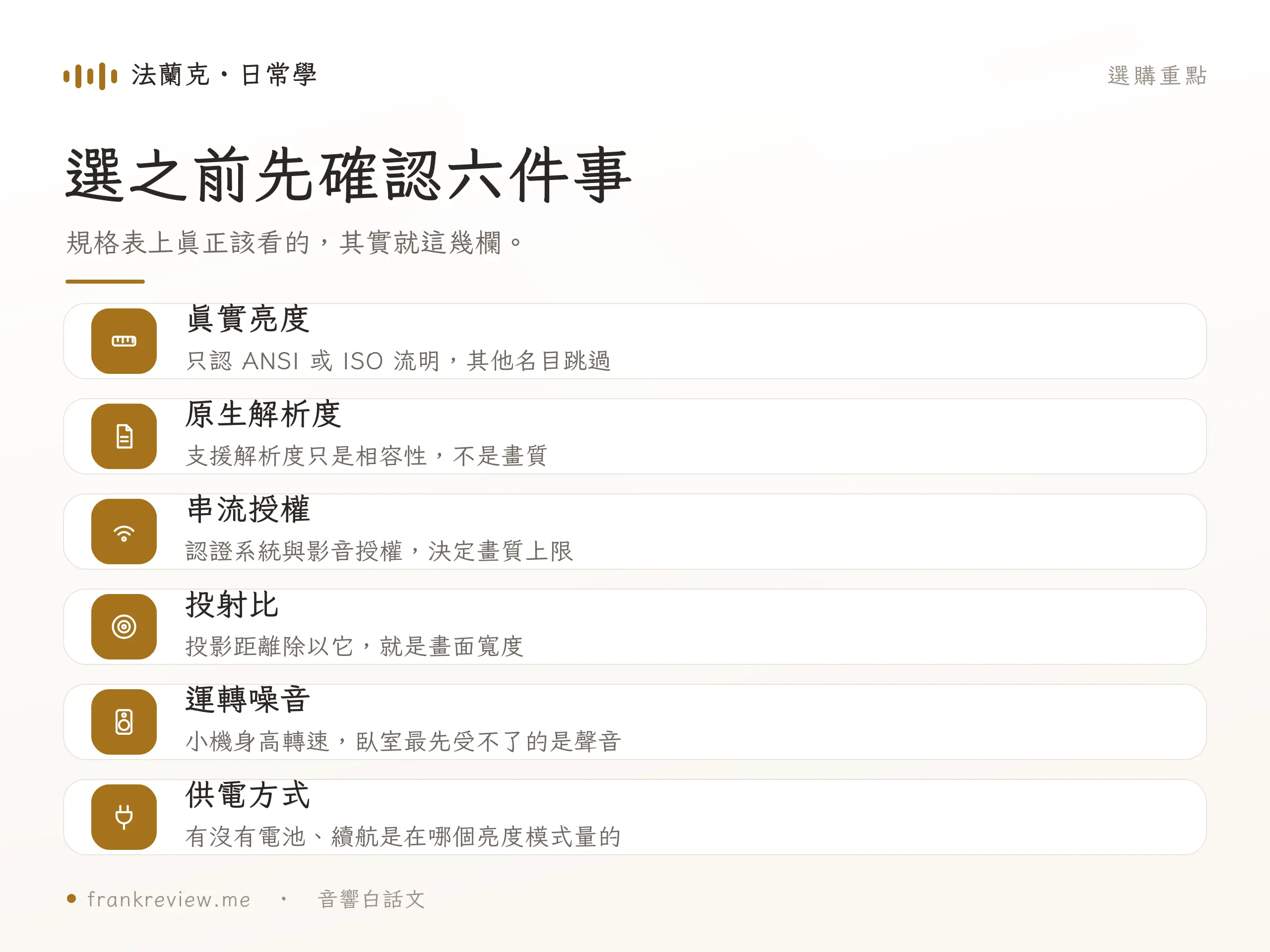 微型投影機各價位級距比較情境圖