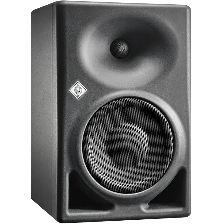 深灰色 Neumann KH 150 主動式監聽喇叭左側