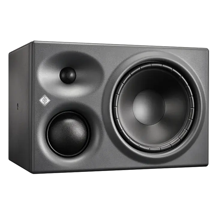 深灰色 Neumann KH 310 A 左聲道三音路主動式監聽喇叭