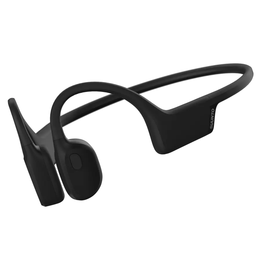 黑色 Suunto Sonic 骨傳導運動耳機