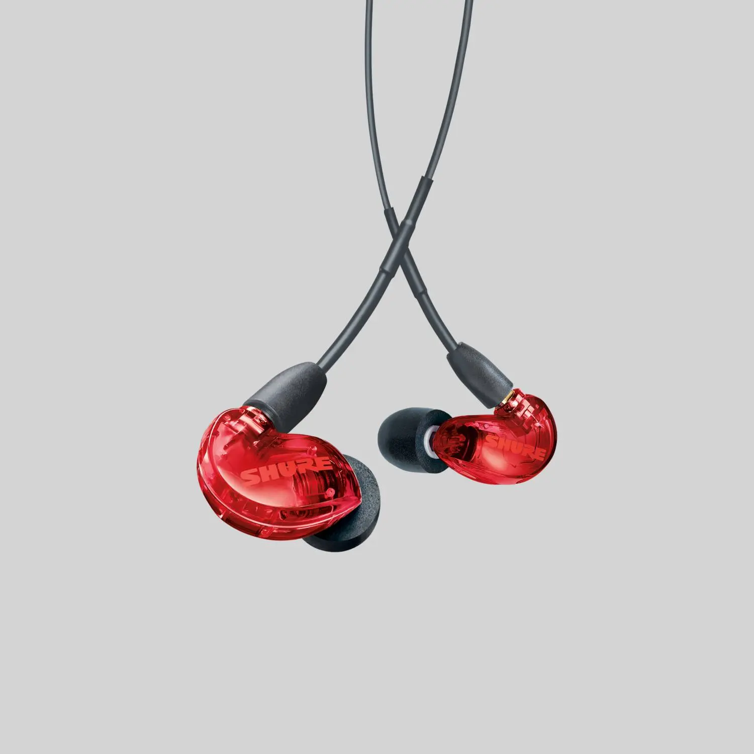黑色 Shure SE215 可換線入耳式耳機
