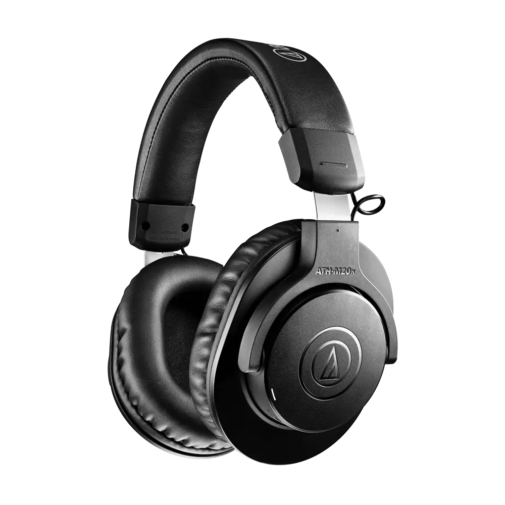 Audio-Technica ATH-M20xBT 黑色無線耳罩式耳機