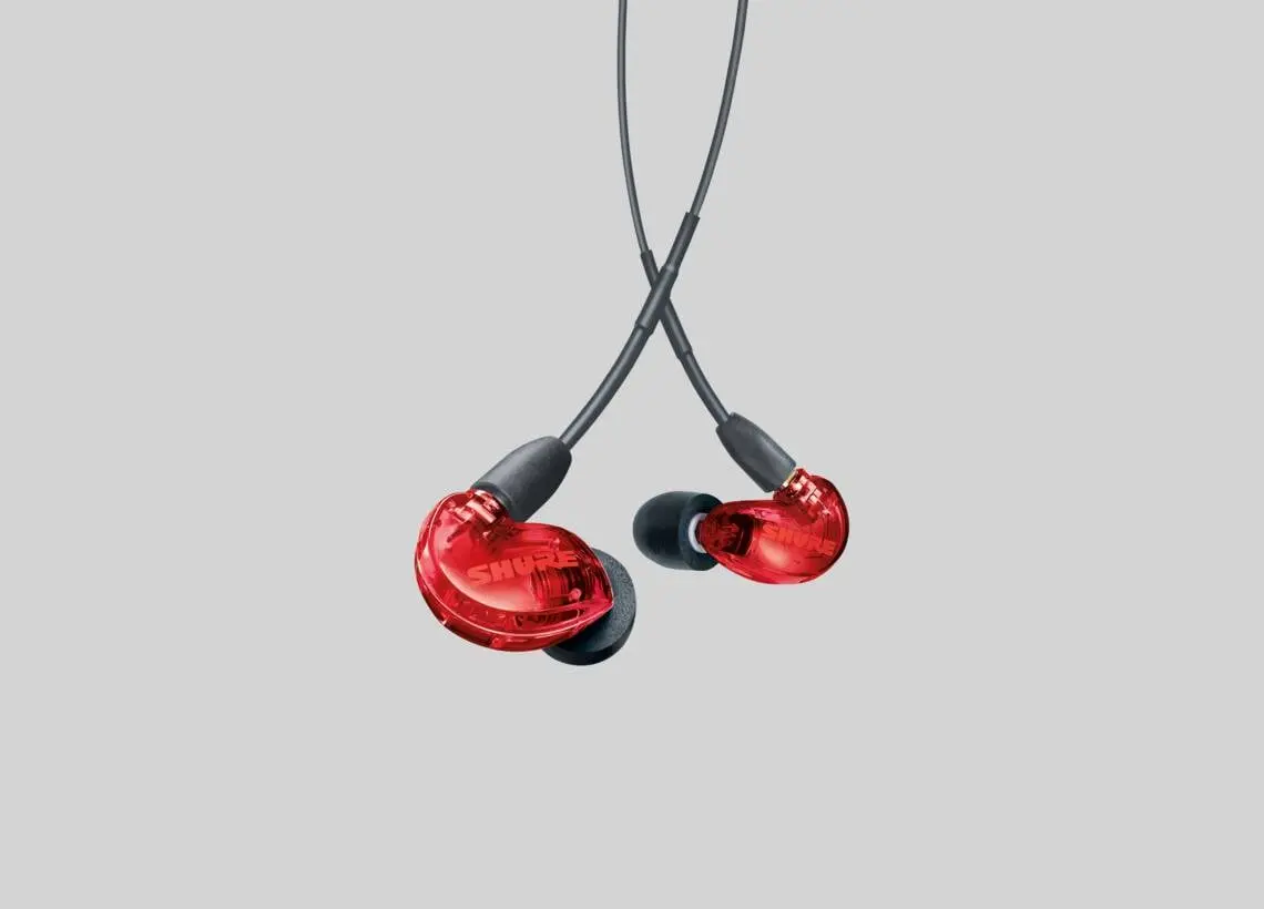 黑色 Shure SE215 可換線入耳式耳機