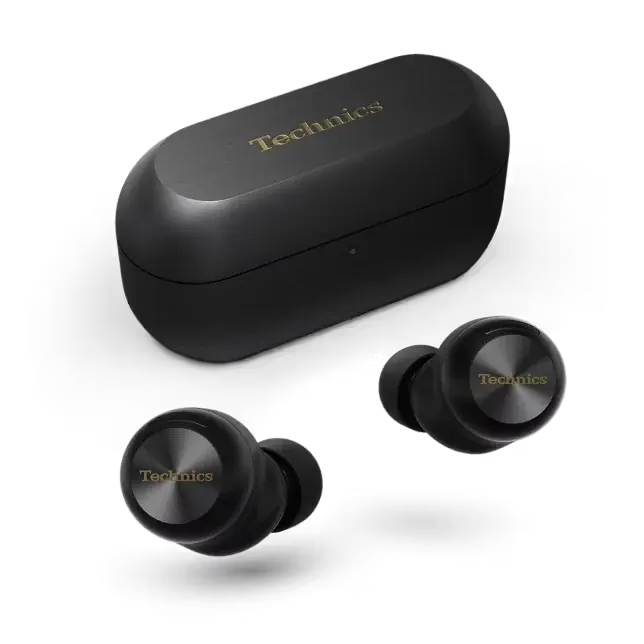 Technics EAH-AZ100 黑色真無線降噪耳機與充電盒