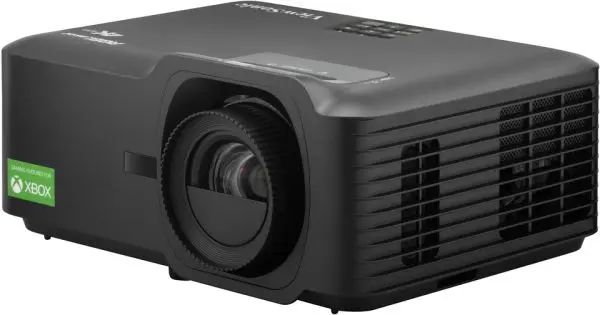 黑色 ViewSonic LX700-4K RGB 雷射遊戲投影機