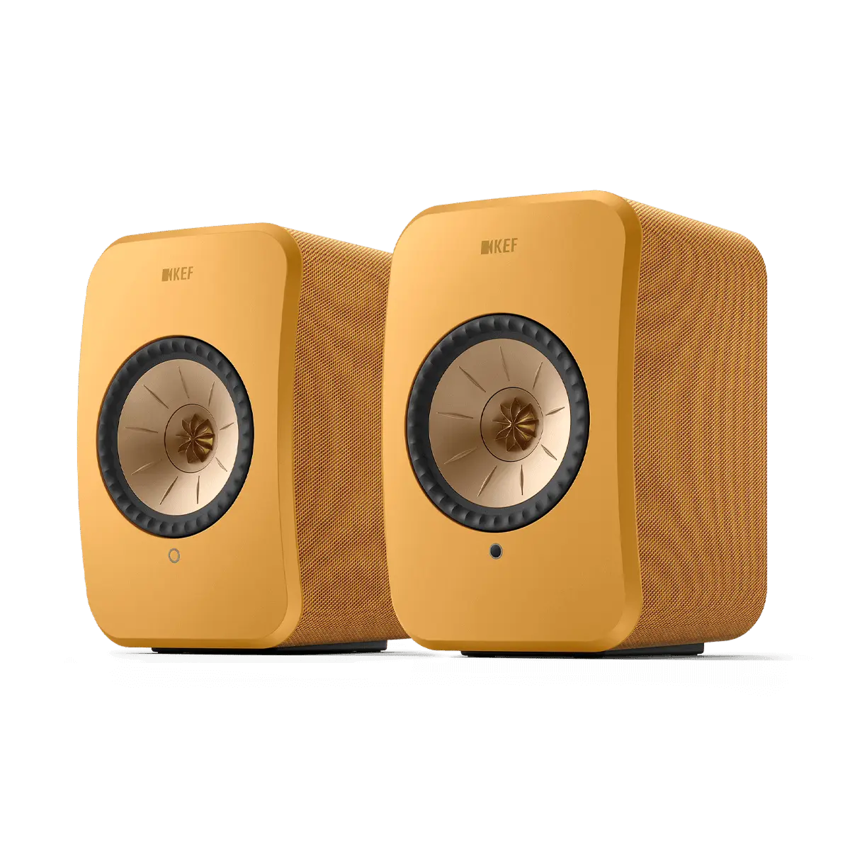 KEF LSX II 黃色無線 Hi-Fi 喇叭官方產品圖