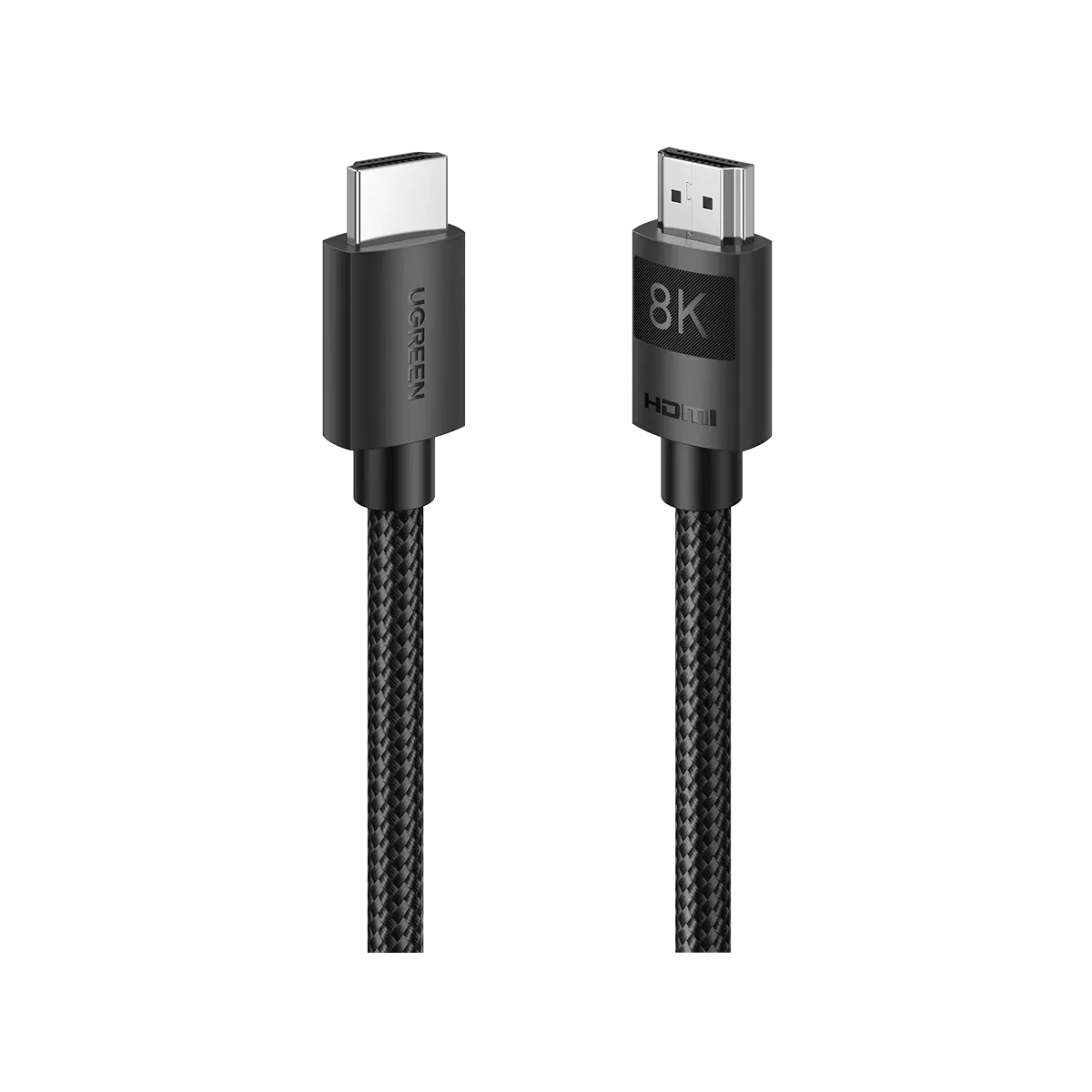 黑色 UGREEN 40180 2 公尺 Ultra High Speed HDMI 線