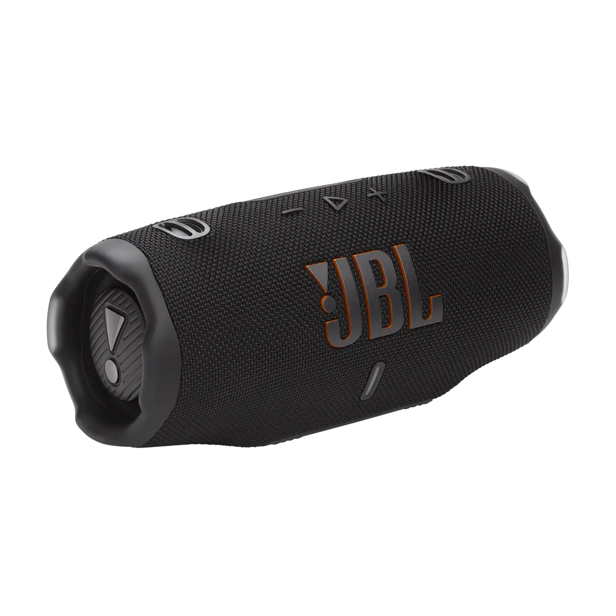 黑色 JBL Charge 6 可攜式藍牙喇叭與提帶