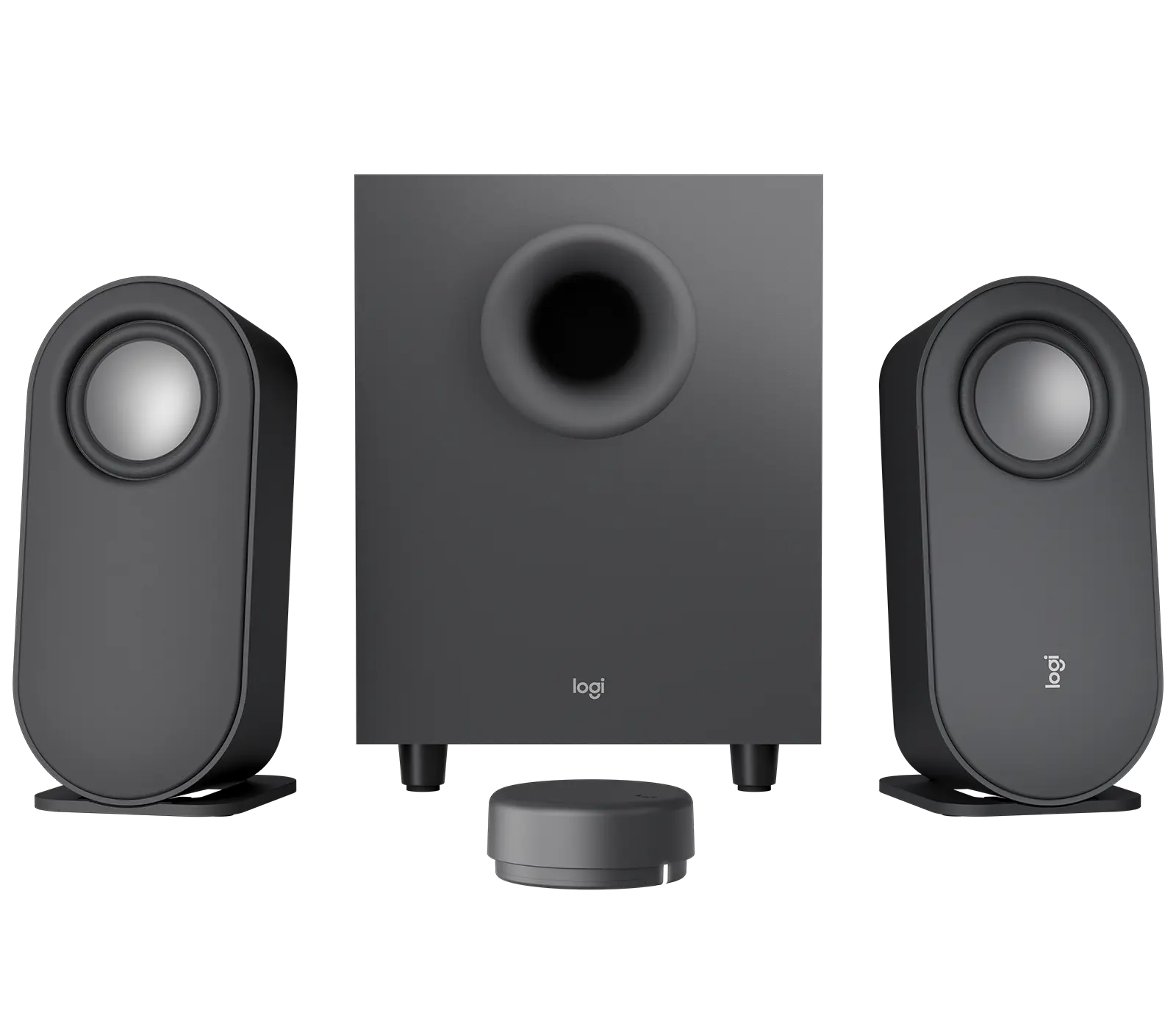 Logitech Z407 2.1 電腦喇叭與無線控制旋鈕官方產品圖