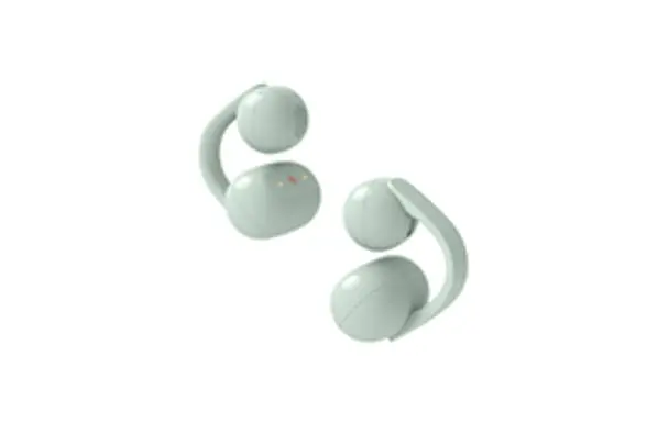 綠色 Sony LinkBuds Clip WF-LC900 耳夾式耳機與充電盒